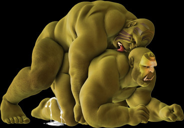 all_fours anal anal_penetration biceps big_muscles black_background bodily_fluids cum doggystyle dripping duo erection from_behind_position genital_fluids genitals humanoid_on_humanoid humanoid_pointy_ears leaking licking male male/male male_penetrated male_penetrating male_penetrating_male muscular muscular_male not_furry nude penetration penis pointy_ears sex simple_background tattoo tongue tongue_out tusks bartol humanoid orc 3d_(artwork) digital_media_(artwork)