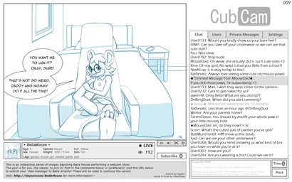 4_toes anthro auto_foot_lick bed bedroom biped buckteeth cam_show camel_toe camera_view camgirl cellphone chair chat chat_box clothed clothing dress electronics eyewear feet female flat_chested foot_fetish foot_focus foot_lick foot_play furniture glasses licking livestream looking_at_viewer office_chair panties phone presenting raised_leg recording self_lick sitting smartphone soles solo teeth text toes tongue tongue_out underwear upskirt young young_anthro young_female aogami cubcam bella_mouse house_mouse mammal mouse murid murine rodent 16:10 2018 absurd_res digital_media_(artwork) english_text hi_res url widescreen