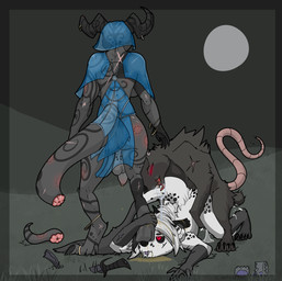 anthro bad_end bodily_fluids feral foreskin genital_fluids genital_piercing genitals gynomorph intersex male penis piercing urine watersports classyorange mythology orange_(character) dragon hybrid hyena kobold mammal murid murine mythological_creature mythological_scalie rat rodent scalie absurd_res hi_res