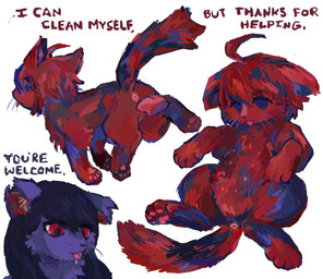 8_nipples alternate_species ambiguous_gender anal anus_only barbed_tongue duo female feral feralized furrification multi_nipple nipples one_ear_up oral rimming sex text tongue toony petday the_hundred_line:_last_defense_academy hiruko_shizuhara takumi_sumino domestic_cat felid feline felis mammal english_text hi_res