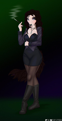 5_fingers anthro bluesky_logo blush boots bottomwear clothed clothing colored_nails female fingernails fingers footwear gradient_background holding_object jewelry looking_at_viewer nails necklace patreon_logo pencil_skirt purple_fingernails purple_nails shoes simple_background skirt smoking snout solo standing three-quarter_view twitter_logo up1ter bluesky_(social_media) patreon twitter canid canine canis domestic_dog mammal absurd_res full-length_portrait hi_res portrait