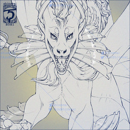 claws finger_claws forked_tongue gradient_background hair horn looking_at_viewer membrane_(anatomy) membranous_wings open_mouth pupils sharp_teeth simple_background slit_pupils solo teeth tongue wings year shinerai mythology dragon mythological_creature mythological_scalie scalie 1:1 2021 dated digital_drawing_(artwork) digital_media_(artwork) half-length_portrait portrait watermark