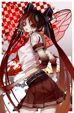 abstract_background accessory asian_clothing belt bottomwear breasts carrying_another clothing duo east_asian_clothing exoskeleton female female_focus feral grey_eyes hair hair_accessory hair_ribbon humanoid_focus infected infection insect_wings japanese_clothing japanese_school_uniform lepidopteran_wings long_hair looking_at_viewer medium_breasts midriff on_head red_bottomwear red_clothing red_hair red_skirt ribbons school_uniform serafuku short_sleeves skirt solo_focus spikes twintails_(hairstyle) uniform wings ebonbio bacterial_contamination_(song) mathru calne_ca nato-kun ambient_arthropod ambient_barnacle ambient_crustacean ambient_sealife animal_humanoid aquatic aquatic_humanoid arthropod arthropod_humanoid biomechanical crab_humanoid crustacean crustacean_humanoid humanoid isopod malacostracan digital_drawing_(artwork) digital_media_(artwork) hi_res