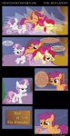 2012 absurd_res apple_bloom_(mlp) comic cutie_mark_crusaders_(mlp) dialogue diegotan earth_pony english_text equid equine feathered_wings feathers female feral fire fireplace friendship_is_magic group hair hasbro hi_res hooves horn horse inside mammal mane my_little_pony mythological_creature mythological_equine mythology orange_body orange_feathers pegasus plant pony scootaloo_(mlp) sweetie_belle_(mlp) text tree unicorn url wings wood young young_feral