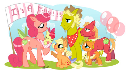 balloon blonde_hair blue_eyes clothing female feral green_eyes group hair hat headgear headwear inflatable male pacifier pink_hair plushie quadruped red_hair size_difference tail young young_feral ellis1342 ellisarts ellispony friendship_is_magic hasbro my_little_pony apple_bloom_(mlp) applejack_(mlp) big_macintosh_(mlp) earth_pony equid equine horse mammal pony 5:3 father_(lore) mother_(lore) parent_(lore) sibling_(lore)