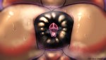 anal anal_head_gulp anal_vore anus big_anus big_butt bodily_fluids brown_body butt duo fur huge_anus huge_butt hyper hyper_anus male male/male markings open_mouth pink_body pink_skin puffy_anus sweat teeth text vore fatbludragon brent_(n0rdbara) domestic_pig mammal mephitid skunk suid suine sus_(pig) 16:9 digital_media_(artwork) hi_res widescreen
