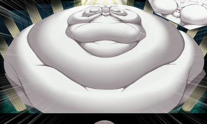 ambiguous_gender arm_rolls back_rolls belly belly_on_ground big_belly blob_body blob_face blobby blue_eyes chubby_cheeks double_chin fat_arms fat_rolls feral fur hair huge_belly huge_cheeks hyper hyper_belly hyper_cheeks immobile morbidly_obese morbidly_obese_ambiguous morbidly_obese_feral neck_rolls obese obese_ambiguous obese_feral open_mouth overweight overweight_ambiguous overweight_feral solo sunken_limbs tail tuft weight_gain white_body white_fur white_hair shweetmagnet mythology nintendo pokemon dragon generation_5_pokemon legendary_pokemon mythological_creature mythological_scalie pokemon_(species) reshiram scalie 2026 5:3 hi_res