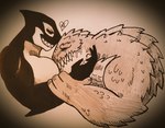 anthro arm_grab biceps big_breasts breasts canon_couple cuddling duo featureless_breasts female green_body hand_grab happy heart_symbol hug male male/female muscular muscular_female muscular_male nude nuzzling scales simple_background smile teeth triceps rochasaurusrex batman_(series) dc_comics killer_croc orca_(dc) cetacean crocodile crocodilian crocodylid dolphin mammal marine oceanic_dolphin orca reptile scalie toothed_whale