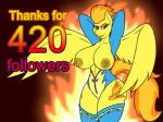 2015 4:3 anthro anthrofied areola b00mt00b big_breasts breasts equid equine erect_nipples feathered_wings feathers female flashing friendship_is_magic hasbro hi_res mammal my_little_pony mythological_creature mythological_equine mythology nipples pegasus smile solo spitfire_(mlp) wings wonderbolts_(mlp) yellow_body yellow_feathers