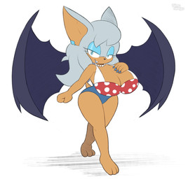 anthro bat_wings big_breasts blue_clothing blue_eyes blue_eyeshadow blue_lipstick blue_nails bra breasts clothing colored_nails eyelashes eyeshadow female gem glistening_eyelids hair jewelry lipstick long_eyelashes long_hair makeup membrane_(anatomy) membranous_wings nails narrowed_eyes necklace pearl_(gem) pearl_necklace smile solo underwear wings bingbingo sega sonic_the_hedgehog_(series) fan_character bat mammal hi_res