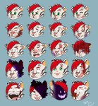 annoyed anthro blep blood blood_on_face bodily_fluids creepy_face curious dark ear_piercing ear_ring embarrassed face_lick frown gizmox98 green_eyes grin hair happy heart_eyes heart_symbol licking love male maniacal_laughing piercing red_hair ring_piercing sad scowl smile solo tears tongue tongue_out finnian_ennis felid mammal pantherine tiger hi_res