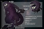 2_tails anthro claws earless eyeless heavy long_claws male multi_tail slime solo tail tall teeth diethtwoo bsheconxth_(zatou_syrene) eldritch_being goo_creature hi_res model_sheet