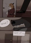 anthro beard dialogue duo facial_hair fangs grey_beard grey_facial_hair male mature_male teeth text cumcadaver locran_gabhar canid canine canis fox mammal wolf absurd_res comic english_text hi_res