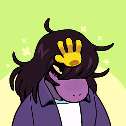 anthro blush blush_lines disembodied_hand duo female female_focus hair hair_over_eye headpat petting purple_body purple_scales scales solo_focus discount-supervillain deltarune undertale_(series) susie_(deltarune) reptile scalie 1:1 2026 animated comment_chain lol_comments