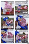 3d_(artwork) 5_toes absurd_res amy_rose anthro barefoot big_feet biped blue_body clothing comic dialogue digital_media_(artwork) dirty dirty_feet duo english_text eulipotyphlan feet feetymcfoot female foot_fetish foot_focus foot_rub gloves handwear hedgehog hi_res huge_feet humanoid_feet male male/female mammal narrow_hips pink_body plantigrade sega soles sonic_the_hedgehog sonic_the_hedgehog_(series) speech_bubble text thin_calves thin_legs thin_thighs toes