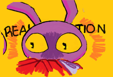 accessory anthro black_eyes bow_ribbon doll duo female fur hair hair_accessory hair_bow hair_ribbon long_ears male purple_body purple_ears purple_fur rag_doll_(toy) red_hair ribbons short_hair simple_background tan_body text wide_eyed yellow_background yellow_sclera light-koe-pinsky glitch_productions the_amazing_digital_circus jax_(tadc) ragatha_(tadc) animate_inanimate lagomorph leporid living_doll living_toy mammal rabbit english_text