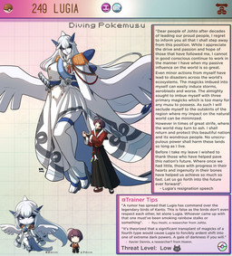 anthro clothing female hair id_number information_box information_section long_hair macro male military_uniform pokemorph profile purple_hair size_difference smaller_human species_information species_sheet text text_box uniform white_hair wings kinkymation nintendo pokemon generation_2_pokemon human legendary_pokemon lugia mammal pokemon_(species) digital_drawing_(artwork) digital_media_(artwork) english_text hi_res