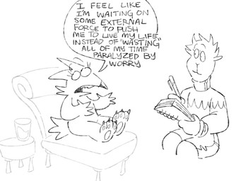 3_toes 4_fingers anthro chair claws clothed clothed_anthro clothed_female clothing container cup dialogue duo eyelashes feet female female_anthro fingers fur furniture hair holding_note_pad holding_writing_utensil mouth_closed note_pad on_chair open_mouth pawpads simple_background sitting sitting_on_chair speech_bubble table tail talking_to_another teeth text therapist therapy toe_claws toes white_background twistcmyk twist_(twistcmyk) canid canine canis domestic_dog mammal 2025 digital_drawing_(artwork) digital_media_(artwork) english_text hi_res monochrome