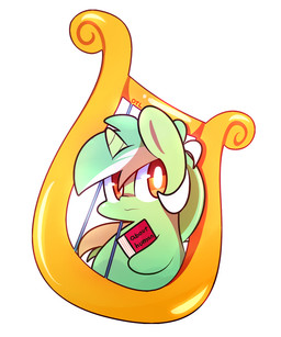 amber_eyes book chibi female feral fur green_body green_fur hair horn long_hair lyre multicolored_hair musical_instrument plucked_string_instrument simple_background slightly_chubby solo string_instrument text two_tone_hair white_background yellow_eyes mackinn7 friendship_is_magic hasbro my_little_pony mythology lyra_heartstrings_(mlp) equid equine mammal mythological_creature mythological_equine unicorn 2013 5:6 english_text hi_res