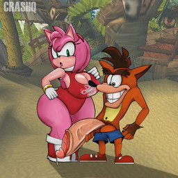anthro balls big_balls big_breasts big_butt big_penis breasts butt duo female genitals huge_balls huge_breasts huge_butt huge_penis humanoid_genitalia humanoid_penis hyper hyper_balls hyper_genitalia hyper_penis penis crashq activision crash_bandicoot_(series) sega sonic_the_hedgehog_(series) amy_rose crash_bandicoot bandicoot eulipotyphlan hedgehog mammal marsupial 1:1