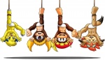 anthro bdsm bondage bound clothed clothing female group panties tail topless underwear young young_anthro hypnofire86 banjo-kazooie class_of_heroes disney donkey_kong_(series) nintendo rareware talespin dixie_kong molly_cunningham tooty bear canid canine dwarf_(coh) haplorhine mammal monkey primate crossover