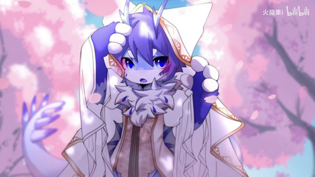 anthro blue_body blue_eyes blue_fur cute_fangs fangs fur kemono male music open_mouth slim_anthro slim_male solo standing teeth white_body white_fur white_hood hlg7777 bilibili canid canine fox mammal 16:9 2023 2d_animation animated hi_res loop motion_tweening short_playtime sound video watermark widescreen