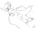 squeakdrakeart nintendo pokemon daffodil_squeaks_(character) avian gardevoir generation_3_pokemon hybrid latias legendary_pokemon pokemon_(species) absurd_res hi_res monochrome