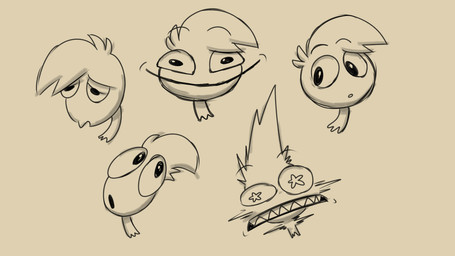 curious dazed expressions looking_at_viewer looking_back looking_offscreen round_head sad sharp_teeth shocked smile tail teeth tongue trevor-fox nintendo pokemon trevor-fox_(character) generation_2_pokemon girafarig pokemon_(species) 16:9 shaded sketch sketch_page widescreen