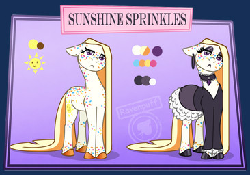 alternative_fashion blonde_hair blonde_mane choker ear_piercing ear_ring female female_feral feral goth hair jewelry long_hair long_mane long_tail makeup mane necklace piercing quadruped ring_piercing solo standing tail white_body yellow_tail ravenpuff hasbro my_little_pony earth_pony equid equine horse mammal pony alpha_channel model_sheet