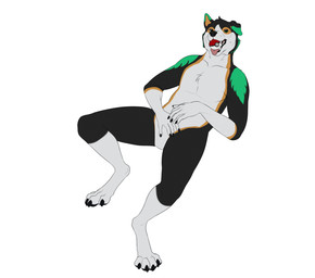 anthro belly big_belly black_body black_claws black_fur black_pawpads claws front_view fur green_eyes green_markings huge_belly inflation looking_at_viewer lying male male_anthro markings mouth_closed nude object_vore on_back open_mouth orange_markings pawpads pokeball simple_background solo vore white_background white_body white_fur roobin nintendo pokemon zuel canid canine canis domestic_dog mammal animated hi_res short_playtime