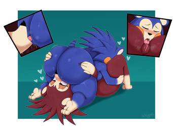 69_position anal anthro anthro_on_anthro big_butt blush bodily_fluids butt close-up cunnilingus duo eyes_closed facesitting feet female female/female freckles genital_fluids genitals heart_symbol intraspecies oral rimming sex sitting_on_another soles sweat thick_thighs toes vaginal vaginal_fluids vulva mehdrawings animal_crossing nintendo mabel_able sable_able eulipotyphlan hedgehog mammal 2022 4:3 absurd_res hi_res incest_(lore) sibling_(lore) sister_(lore) sisters_(lore)