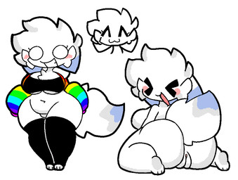 >_< anthro black_clothing black_leggings black_legwear black_topwear blush bottomless bottomless_anthro bottomless_female bra breasts butt clothed clothed_anthro clothed_female clothing empty_eyes eyelashes eyes_closed female female_anthro fur genitals leggings legwear looking_at_viewer multicolored_clothing navel open_mouth plump_labia rainbow_clothing simple_background simple_eyes solo topwear underwear vulva white_background white_body white_fur sleepysous domestic_cat felid feline felis mammal 2023 aliasing digital_media_(artwork)