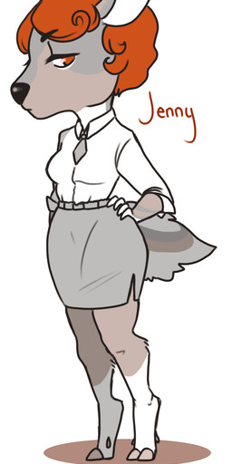 anthro chibi clothed clothing female hands_on_hips looking_at_viewer solo standing wide_hips redpixie deer mammal