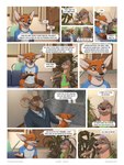 2019 ambiguous_gender andy_borrego_(zaush) anthro apartment bighorn_sheep blue_eyes bovid canid canine caprine comic detailed_background dialogue digital_media_(artwork) eating english_text eyewear food fox fur glasses group hi_res inside jayden_coultier_(zaush) larger_male male mammal mustelid open_mouth orange_body orange_fur otter pizza plant red_fox sheep size_difference smaller_ambiguous smaller_male teeth text tongue true_fox zaush