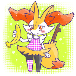 ambiguous_anthro ambiguous_gender anthro banana biped blush blush_stickers clothing dipstick_tail food footwear front_view fruit holding_banana holding_food holding_fruit holding_object looking_at_viewer markings object_in_tail open_mouth open_smile perspective-incorrect_texturing plant shirt simple_background smile snout socks solo standing stick stick_in_tail tail tail_markings tank_top topwear annyui0611 nintendo pokemon braixen canid generation_6_pokemon mammal pokemon_(species) 1:1 2024 digital_drawing_(artwork) digital_media_(artwork) full-length_portrait hi_res japanese_description portrait translated_description