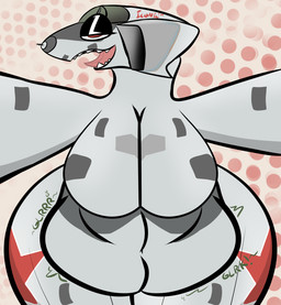 aircraft anthro bedroom_eyes belly big_belly big_breasts breasts digestion_implied digestion_noises dominant dominant_female female front_view huge_belly huge_breasts huge_thighs leaning leaning_forward looking_at_viewer machine narrowed_eyes nude open_mouth seductive solo thick_thighs tongue tongue_out vehicle vore vore_implied wide_hips iconictm aeromorph living_aircraft living_machine living_vehicle hi_res