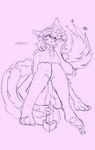 4_arms anthro big_dildo big_ears blush bodily_fluids breasts butt dildo dripping end_rod female fur genital_fluids genitals hair long_hair long_tail masturbation multi_arm multi_limb narrowed_eyes nipples nude pawpads paws pussy raised_paw raised_tail riding riding_dildo riding_toy sex_toy simple_background solo tail tail_tuft tuft vaginal vaginal_fluids lighskia microsoft minecraft mojang mythology xbox_game_studios skya_(skyaskyu) alien alien_humanoid animal_humanoid canid canine domestic_cat felid feline felis fox humanoid hybrid mammal mythological_creature okigen absurd_res hi_res sketch