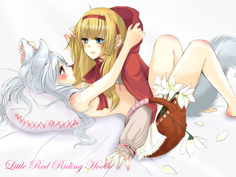 2010 animal_ears big_bad_wolf blonde_hair blue_eyes blush clothed clothing crossgender duo eye_contact female female/female flower fuwayu grey_hair hair headband hood human little_red_riding_hood little_red_riding_hood_(copyright) lying mammal nude on_back plant red_eyes wolf_ears
Rating: Questionable
Score: 11
User: Granberia
Date: January 19, 2015 2010 animal_ears big_bad_wolf blonde_hair blue_eyes blush clothed clothing crossgender duo eye_contact female female/female flower fuwayu grey_hair hair headband hood human little_red_riding_hood little_red_riding_hood_(copyright) lying mammal nude on_back plant red_eyes wolf_ears
Rating: Questionable
Score: 11
User: Granberia
Date: January 19, 2015