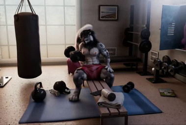 3d_fluid_sim 4_fingers 4_toes abs animal_dildo animal_genitalia animal_penis animal_sex_toy anthro balls becoming_erect bench bench_press big_penis big_tail biped black_body black_fur black_hair black_markings bodily_fluids bouncing_pecs canine_dildo canine_genitalia canine_penis clothed clothing cum cum_in_mouth cum_inside cum_on_chest cum_on_face cum_on_ground cum_on_self cumshot detailed_background dildo dripping dumbbell ejaculation electronics erection exercise fangs feet fingers fluffy fluffy_tail fur genital_fluids genitals grey_body grey_fur growling gym hair hand_on_leg hand_on_penis hand_on_thigh knot knotted_penis leaking_precum light locker long_tail looking_pleasured male markings masturbation mismatched_animal_penis mismatched_genitalia mismatched_penis multicolored_body multicolored_fur multicolored_tail multiple_angles muscular muscular_anthro muscular_male neck_tuft nipples nude open_mouth orange_nipples orange_nose orgasm painting pawpads paws penetration penile penile_penetration penis penis_poking_out penis_through_leghole phone precum precum_drip precum_squirt purple_dildo red_clothing red_pawpads red_underwear sabertooth_(anatomy) sex_toy sharp_teeth smile solo spots spotted_markings spotted_tail tail tail_markings teeth thick_thighs toes towel tuft underwear underwear_only vent weightlifting weights window window_light workout h0rs3 nekka_thurtien felid feline felis hybrid liger lion mammal pantherine prehistoric_species saber-toothed_tiger tiger 2025 3d_(artwork) 3d_animation animated colored detailed digital_media_(artwork) frame_by_frame high_framerate lighting long_playtime shaded sound webm widescreen