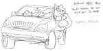 anthro car curse dialogue inside_car inside_vehicle leaning magic male morbidly_obese morbidly_obese_anthro morbidly_obese_male obese obese_anthro obese_male onomatopoeia overweight overweight_anthro overweight_male simple_background sound_effects talking_to_another text vehicle weight_gain vanillayote lexus_(car) rain_(vanillayote) canid canine canis coyote mammal 2021 hi_res story story_in_description nonbinary_(lore)