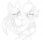 anthro big_breasts breast_squish breasts breasts_frottage duo female huge_breasts nipples scut_tail short_tail squish tail tongue tongue_out ravrous archie_comics sega sonic_the_hedgehog_(archie) sonic_the_hedgehog_(comics) sonic_the_hedgehog_(series) rouge_the_bat rouge_the_werebat sally_acorn bat mammal rodent sciurid werebat werechipmunk werecreature wererodent weresciurid 2016 monochrome