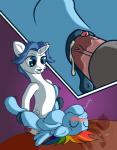 2014 <3 anus barefoot blue_eyes blush butt close-up cum cum_on_penis equine erection eyelashes eyes_closed facial_hair fancypants_(mlp) feathers female feral feral_on_feral friendship_is_magic fur hair happy hi_res hooves horn horse looking_down lying male mammal multi-colored_hair mustache my_little_pony nude on_back orgasm orintakoda penetration penis pony presenting presenting_hindquarters presenting_pussy pussy rainbow rainbow_dash_(mlp) raised_leg sex short_hair smile spread_legs spreading straight teeth unicorn vaginal vaginal_penetration vein veiny_penis wet wings
Rating: Explicit
Score: 15
User: toh
Date: February 24, 2014
