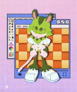 anthro black_sclera claws clothed clothing eyebrows footwear fur green_body green_fur hands_on_own_hips jacket low_poly male pink_nose sharp_teeth solo standing tail tail_motion tapping_foot teeth topwear white_clothing white_eyes white_footwear white_jacket white_topwear orphika idw_publishing sega sonic_the_hedgehog_(comics) sonic_the_hedgehog_(idw) sonic_the_hedgehog_(series) clutch_the_opossum american_opossum mammal marsupial 3d_(artwork) 3d_animation animated digital_media_(artwork) hi_res loop short_playtime video