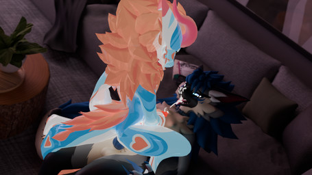 anal anal_penetration animal_genitalia animal_penis anthro anthro_on_anthro anthro_penetrated anthro_penetrating anthro_penetrating_anthro balls blue_body blue_eyes blue_fur blue_hair bodily_fluids body_hair butt canine_genitalia canine_penis chest_fur chest_hair chest_tuft claws collar cum cum_drip cum_in_mouth cum_inside cum_on_face cumshot digitigrade dripping duo ejaculation erection eyewear fingers fluffy fluffy_ears fluffy_hair fluffy_tail fur genital_fluids genitals glasses glowing glowing_body grey_body grey_fur grey_hair hair horn knot knotted_penis male male/male male_penetrated male_penetrating male_penetrating_male multicolored_body neck_tuft nude orange_body penetration penile penile_penetration penis red_body sex tail tail_tuft tongue tuft white_body white_hair vibincane9 mythology elkslickhound fluffypawz dragon mythological_creature mythological_scalie novabeast scalie wickerbeast 16:9 3d_(artwork) blender_(artwork) digital_media_(artwork) hi_res widescreen