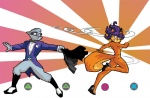 anthro blue_hair bow_tie breasts butt canine carmelita_fox clothing dancing duo ear_piercing female fox fox_tail hair high_heels humor male mammal mask nude oops piercing psychotoonist raccoon shoes sly_cooper sly_cooper_(series) socks spinning torn_clothing video_games wardrobe_malfunction
Rating: Questionable
Score: 14
User: Natas
Date: February 25, 2012