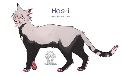 ambiguous_feral ambiguous_gender black_body black_fur black_tail feral fur logo looking_at_viewer mouth_closed pawpads pupils red_eyes red_nose red_pawpads side_view simple_background slit_pupils solo tail text whiskers white_background white_body white_fur white_tail justkiddinb domestic_cat felid feline felis mammal artist_logo artist_name hi_res