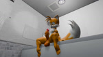 anthro bathroom bathtub dry_orgasm male masturbation orgasm solo charliewolfie sega sonic_the_hedgehog_(series) miles_prower canid canine fox mammal animated blender_(artwork) digital_media_(artwork) hi_res webm