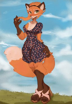 1970s_clothing 1970s_theme 3_toes 4_fingers accessory anthro areola belly big_breasts big_butt breasts butt clothed clothed_anthro clothed_female clothing curly_hair curvy_figure digit_ring dress feet female fingers fluffy fluffy_ears fluffy_hair fluffy_tail footwear fox_ears fox_tail fur green_eyes hair hair_accessory hairs hand_on_hip jewelry long_hair mature_anthro mature_female navel neck_tuft nipples open_mouth orange_body orange_fur orange_hair playful playful_face ponytail retro ring ring_(jewelry) shoes short_dress tail toes tuft wedding_ring wife greengirdle fan_character canid canine fox mammal absurd_res hi_res mother_(lore) parent_(lore)