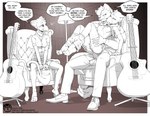 acoustic_guitar anal anal_penetration anthro areola armchair back_wings beak biped blush bookshelf bottomwear bottomwear_down breasts chair chair_position claws clitoral_hood clitoris clothed clothing collared_shirt dress_shirt erection facial_hair feet female female_penetrated fleshlight_position footwear foreskin from_behind_position furniture genitals glans group guitar gynomorph hair hindpaw holding_partner humanoid_genitalia humanoid_penis humanoid_pussy inside intersex lamp legwear looking_at_another looking_at_partner looking_pleasured male male/female male_penetrating male_penetrating_female miniskirt musical_instrument mustache narrowed_eyes nipple_outline nipples pants pants_down pantyhose partially_clothed pawpads paws penetration penile penile_penetration penis plantigrade plantigrade_pawpads plucked_string_instrument pussy raised_clothing raised_shirt raised_topwear requesting sex shirt shoes sitting skirt slim speech_bubble stockings string_instrument tail tail_tuft text thigh_highs toe_claws toeless_legwear toeless_stockings toeless_thigh_highs topwear trio tuft upskirt voyeur whispering wings underscore_b mythology bug_(dango-mushi) juui_(character) avian bird felid gryphon mammal mythological_avian mythological_creature 2025 absurd_res digital_media_(artwork) english_text hi_res sketch watermark incestuous_voyeur_(lore) sibling_(lore) sister_(lore) sisters_(lore) trans_(lore) trans_woman_(lore) twins_(lore)