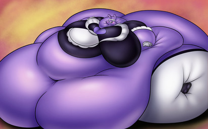 anthro belly belly_on_ground big_belly big_butt big_cheeks big_moobs black_clothing black_eyes black_footwear black_shoes black_topwear blobby blush butt chubby_cheeks clothing deep_navel eyelashes fat_rolls femboy footwear gloves handwear headgear headwear huge_belly huge_butt huge_cheeks huge_moobs huge_thighs hyper hyper_belly hyper_butt hyper_cheeks hyper_moobs hyper_thighs immobile legwear maid_uniform male moobs morbidly_obese morbidly_obese_anthro morbidly_obese_male navel obese obese_anthro obese_male overweight overweight_anthro overweight_male purple_body purple_ears shoes smile solo sunken_head sunken_limbs thick_thighs three-quarter_view topwear uniform white_clothing white_gloves white_handwear white_headwear white_legwear yellow_sclera xxsilverflarexx glitch_productions the_amazing_digital_circus jax_(tadc) lagomorph leporid mammal rabbit 2025 colored digital_media_(artwork) hi_res shaded